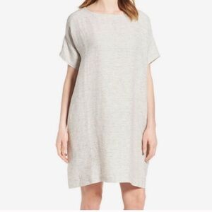 Eileen Fisher Light organic Linen Midi Dress